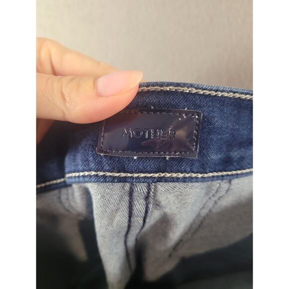 MOTHER Blade Swooner High Rise Skinny Jeans Road to Paradise 24 EUC - Picture 14 of 16